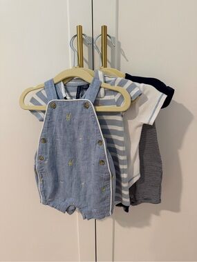 LOT OF 4 Janie and Jack Summer Clothes 0-3 Mos